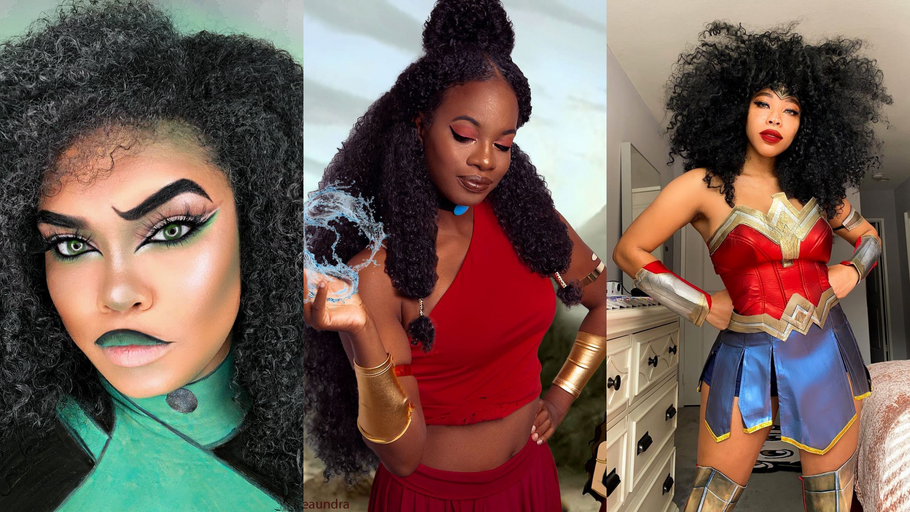 Top 20 Halloween Costumes for Black Girls with Natural Curly Hair , Afros , Braids