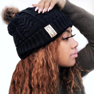 Satin Lined Winter Hat |  Beanie